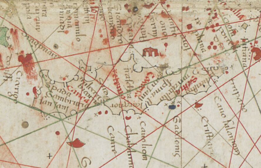 1466 Atlas nautique de l'océan Atlantique Nord-Est, de la mer Méditerranée et de la mer Noire : Benincasa, Grazioso (1400%3F-1482%3F).jpg